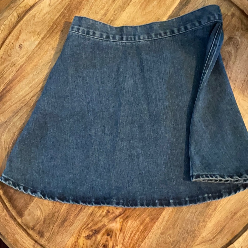 ASOS denim skater skirt